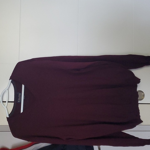 Brooks Brothers Other - Brooks Brothers Size XL Wool Blend V Neck Sweater Maroon